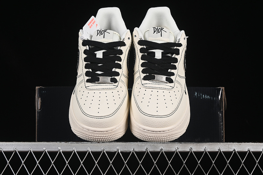 Nike [XS1958-544]-[AIR FORCE 1 07 LOW WHITE/BLACK]-[WOMAN:36-39]-[MAN:40-45] - Image 13