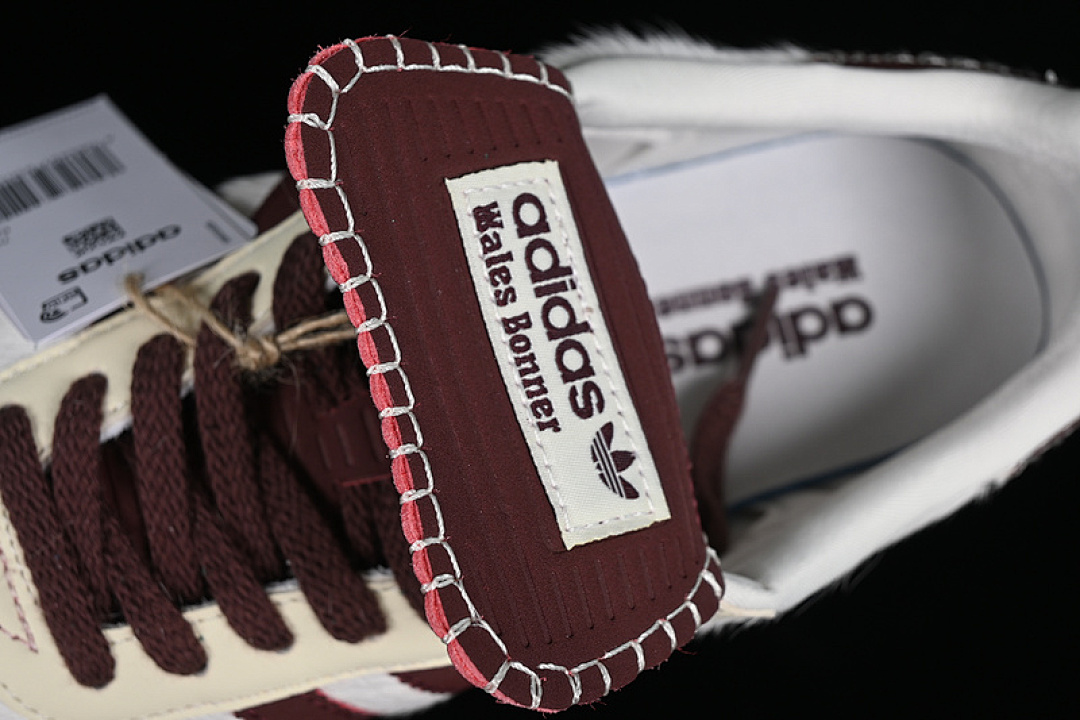 Adidas [IE0586]-[WALES BONNER X ADIDAS SAMBA PONY CREAM WHITE/MYSTERY BROWN/CREAM (WHITE]) - Image 9