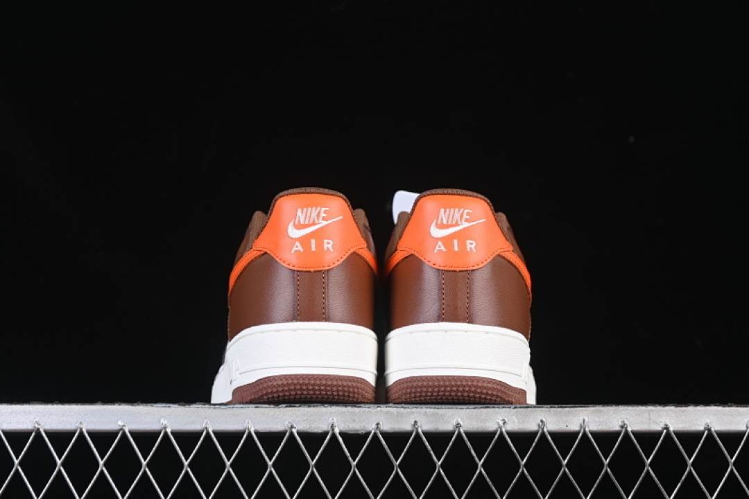 Nike [IO7545-221]-[AIR FORCE 1 07 LOW CASUAL SNEAKERS ORANGE/BROWN]-[WOMAN:35.5-39]-[MAN:40-45] - Image 13