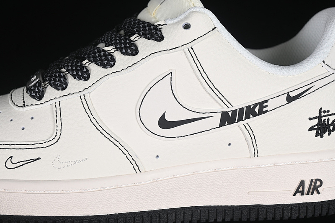 Nike [HH7518-062]-[AIR FORCE 1 07 LOW WHITE/BLACK]-[WOMAN:36-39]-[MAN:40-45] - Image 8