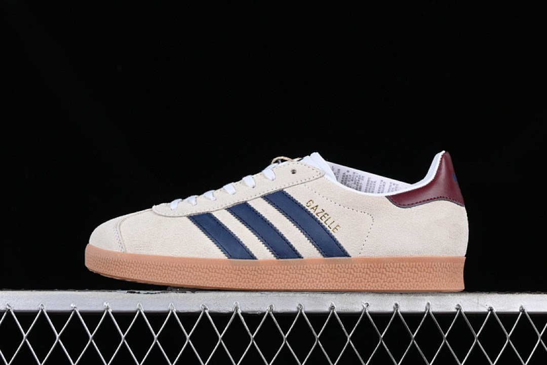 Off-White [IE0546]-[GAZELLE INDOOR W OFF WHITE/DARK BLUE/COLLEGIATE BURGUNDY]-[WOMAN:35.5-39]-[MAN:40-45], photo 1