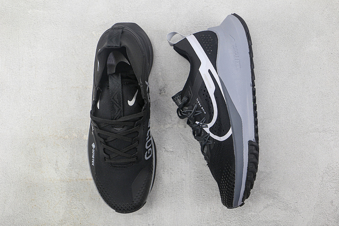 Nike [DJ6158-001]-[REACT PEGASUS TRAIL 4 BLACK/WHITE/GREY]-[WOMAN:36-39]-[MAN:40-45] - Image 3