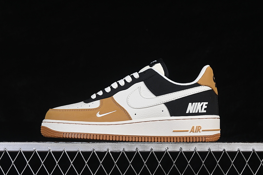 Nike Nike AIR FORCE 1 07 LOW WHITE/BROWN/BLACK · IH0687-700, photo 1