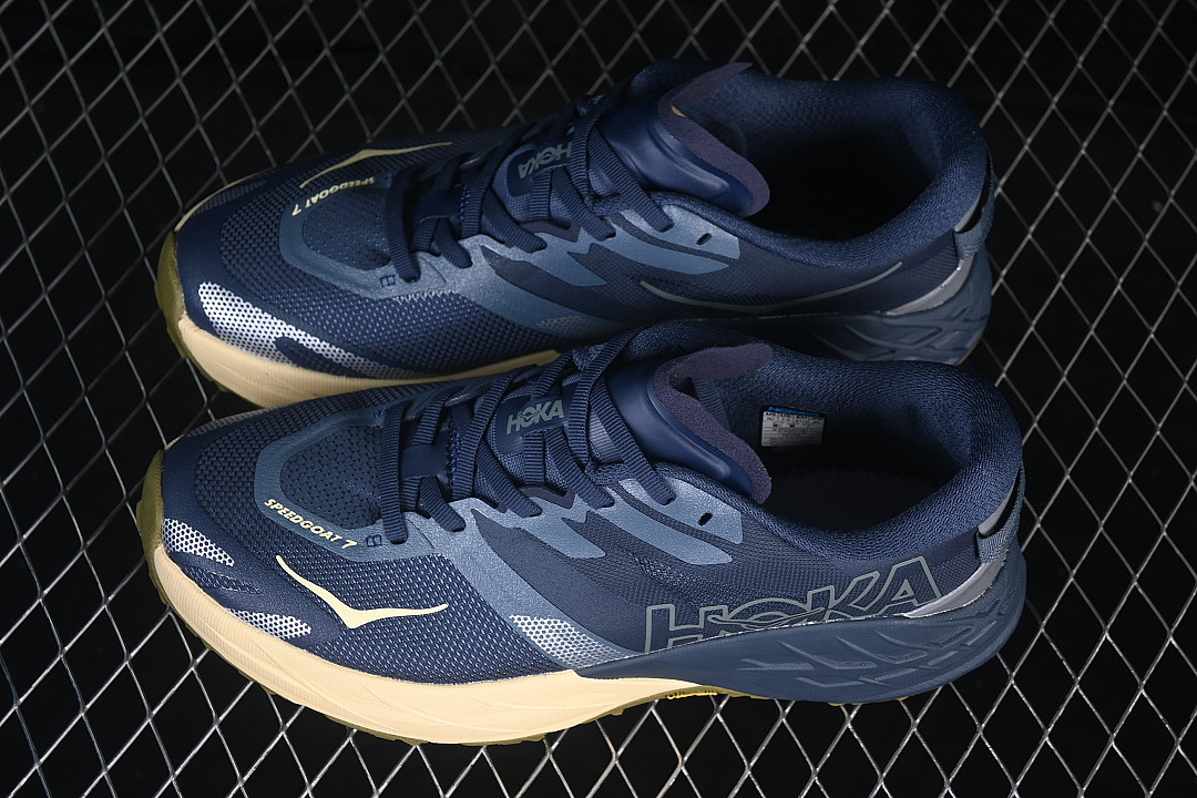 Hoka [1171928 VRL]-[ONE SPEED GOAT 7 CASUAL SPORTS RUNNING SHOES NAVY BLUE/BLUE]-[MAN:40-45] - Image 10