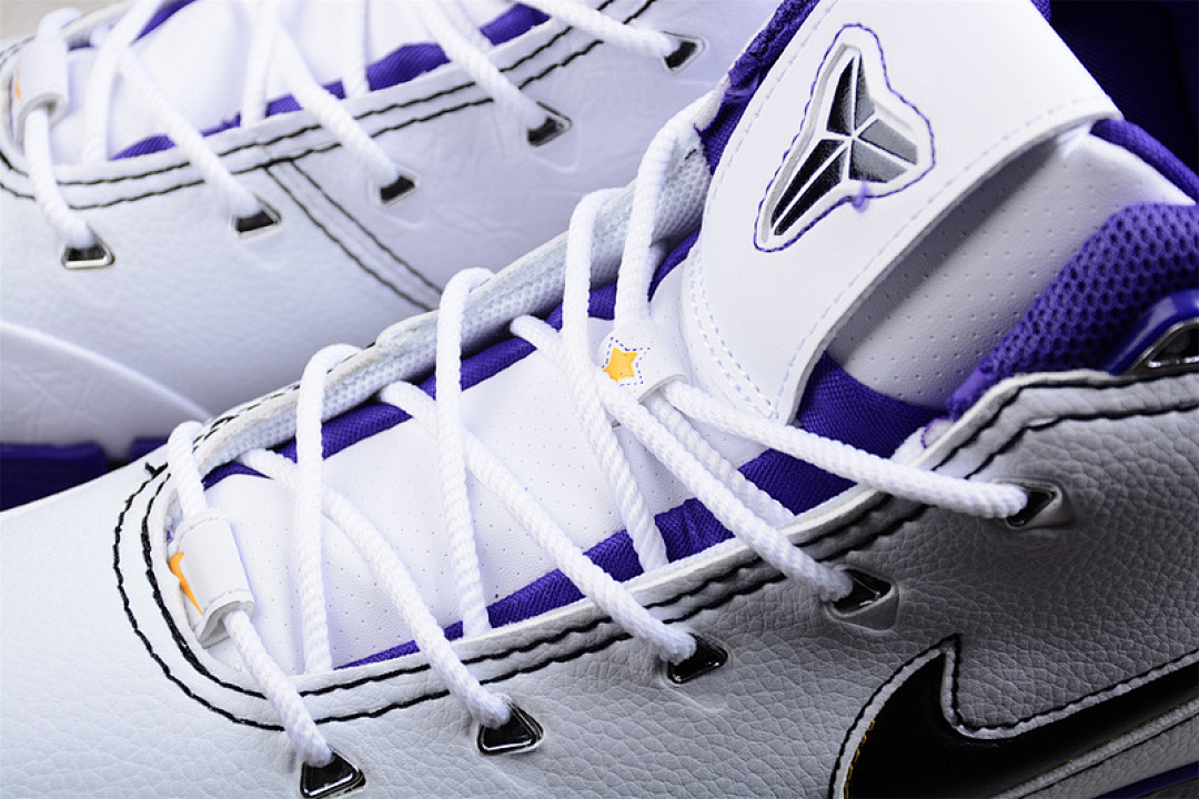 Nike [AQ2728-105]-[ZOOM KOBE 1 PROTRO 81 POINTS WHITE/BLACK/COURT PURPLE]-[MAN:40-46] - Image 6