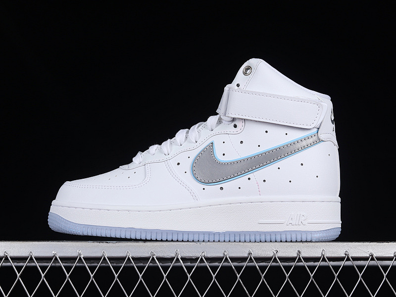 Nike Nike AIR FORCE 1 HIGH 07 DARE TO FLY WHITE/WHITE/METALLIC SILVER · FB1865-101, photo 1