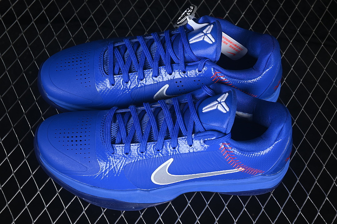 Nike [IO6256-400]-[ZOOM KOBE 5 CHAOS MEN'S BASKETBALL SHOES BLUE/DARK BLUE]-[WOMAN:39]-[MAN:40-47.5] - Image 11