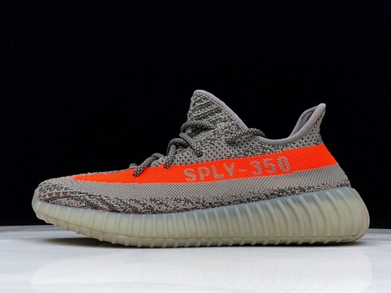 Adidas Adidas OG YEEZY BOOST 350 V2 STEEPLE GRAY/BELUGA/SOLAR RED · BB1826, photo 1