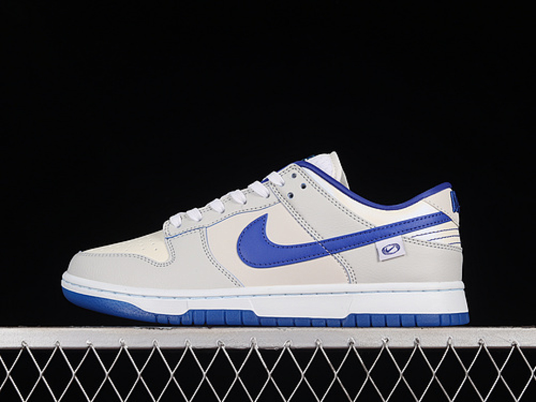 Unbranded [FB1841-110]-[SB DUNK LOW IVORY HYPER ROYAL WHITE/WHITE/GAME ROYAL/SAIL]-[UNISEX:36-47.5], photo 1