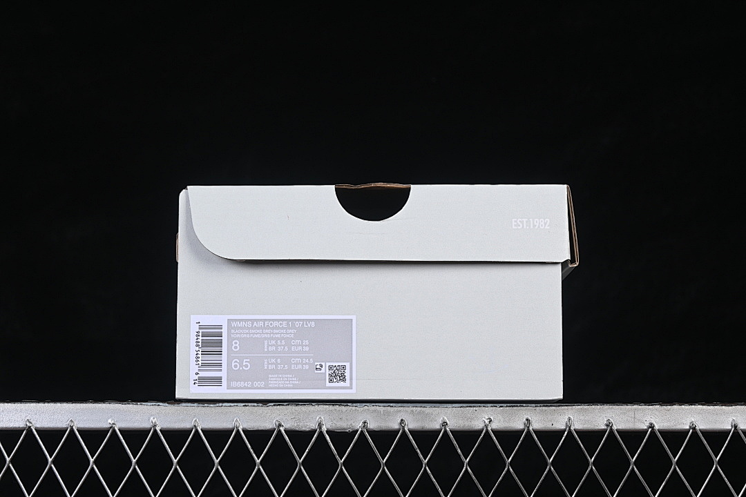 Unbranded [IB6842-002]-[AIR FORCE 1 07 LOW CASUAL SNEAKERS DARK GRAY/BLACK]-[WOMAN:36-39]-[MAN:40-45] - Image 11