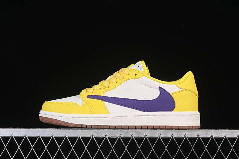 Jordan TRAVIS SCOTT X FRAGMENT DESIGN AIR Jordan 1 LOW OG SP WHITE/BLUE/YELLOW · DN6901-096, photo 1