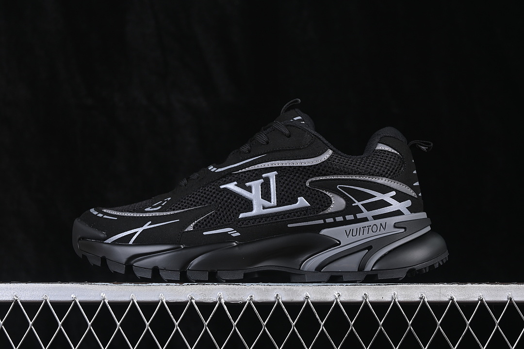 Unbranded [TATIC RUNNER FASHION TREND SPORTY CASUAL SHOES BLACK/BLACK/BLACK]-[WOMAN:38-39]-[MAN:40-46], photo 1