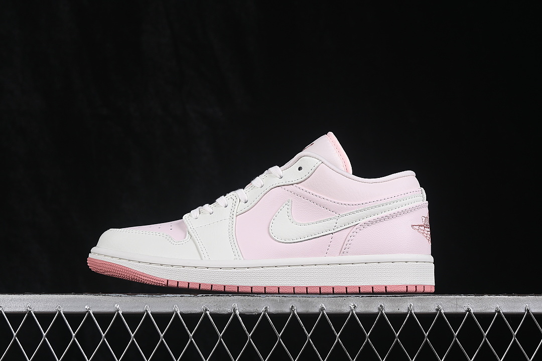 Jordan AIR Jordan 1 LOW BASKETBALL SHOES LIGHT PINK/PINK · IH0823-611, photo 1