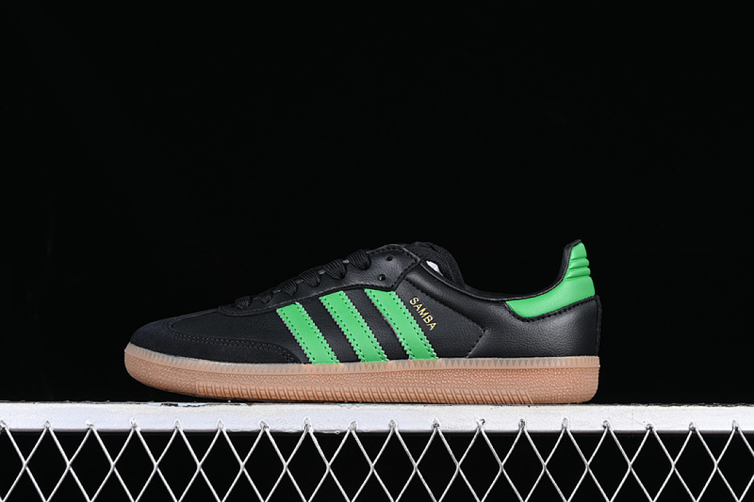 Adidas [HQ7035]-[ADIDAS SAMBA TEAM AUSTIN FC CORE BLACK/REAL GREEN/GUM]-[WOMAN:36-39]-[MAN:40-44], photo 1