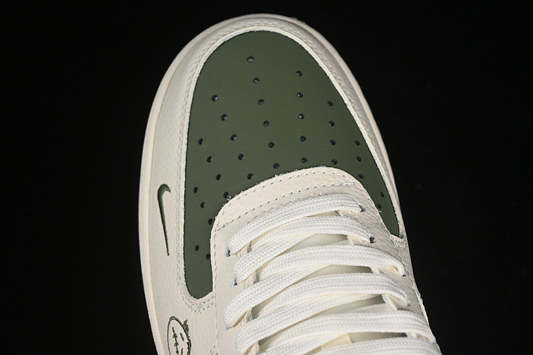 Nike [KK1988-095]-[AIR FORCE 1 07 LOW WHITE/GREY/GREEN]-[WOMAN:36-39]-[MAN:40-45] - Image 10