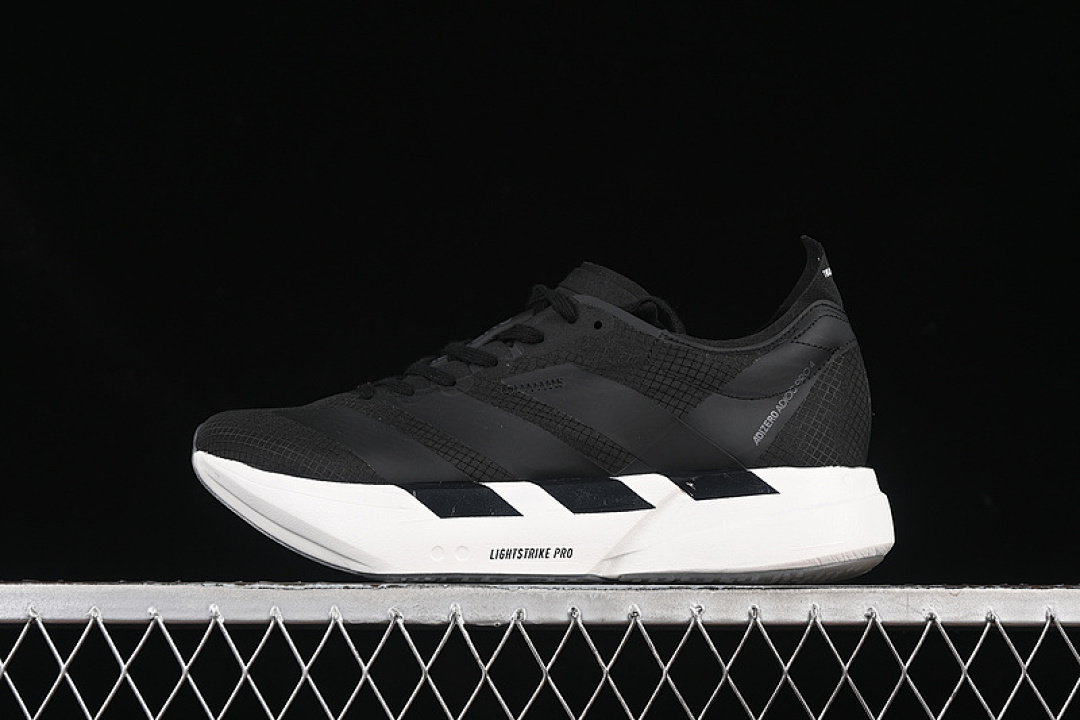 Adidas [JR6369]-[ADIZERO ADIOS 4 M BLACK/WHITE]-[WOMAN:36-39]-[MAN:40-46] - Image 2