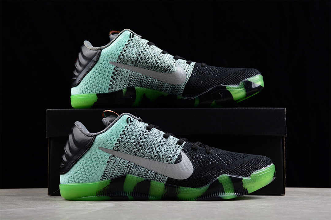 Nike [8244521-305]-[KOBE 11 LOW EASTER BLACK/BLACK/GREEN]-[MAN:40-46] - Image 16