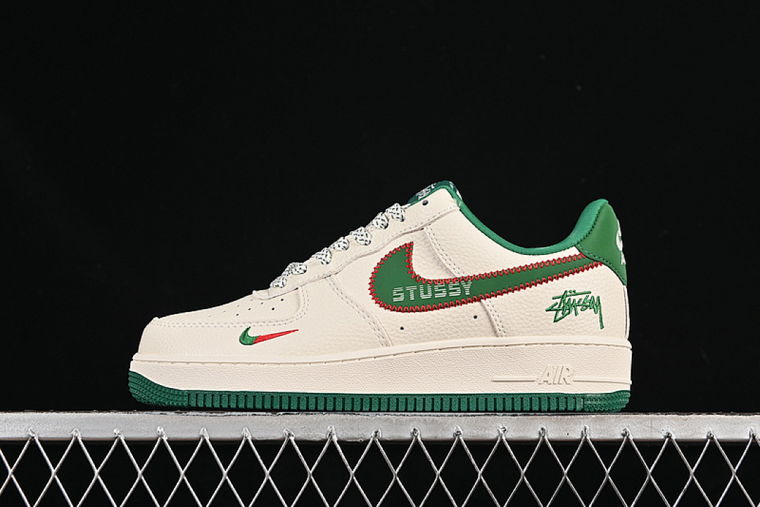 Nike [KJ1688-002]-[AIR FORCE 1 07 LOW GREY/GREEN]-[WOMAN:36-39]-[MAN:40-45] - Image 2