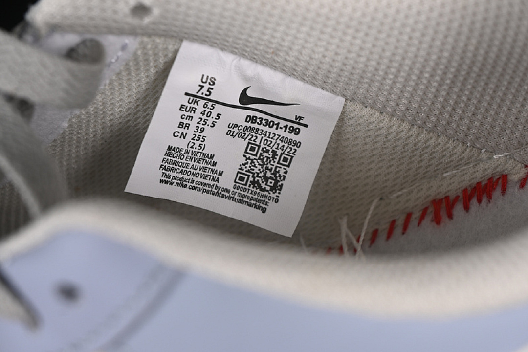 Nike [DB3301-991]-[AIR FORCE 1 07 LOW BLUE STAR LOVE GREY/BLUE]-[WOMAN:36-39]-[MAN:40-45] - Image 7