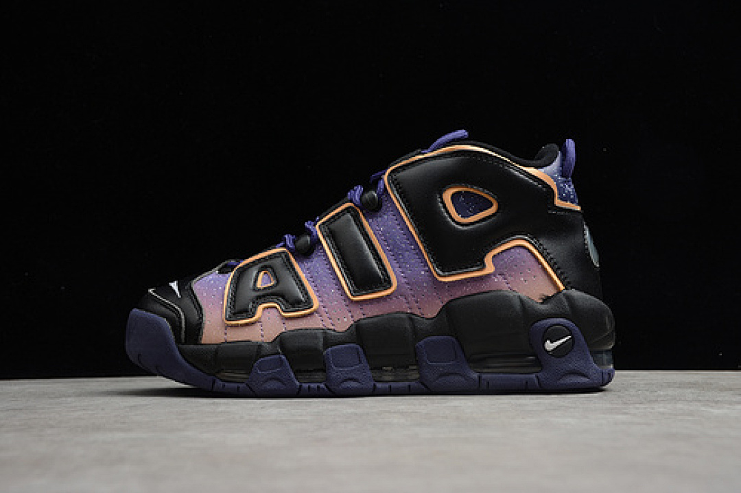 Purple [553546-018]-[AIR MORE UPTEMPO DUSK TO DAWN BLACK/PURPLE/ORANGE]-[UNISEX:36-45], photo 1