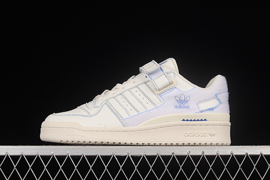 Unbranded [GX1018]-[FORUM 84 LOW SHOES WHITE/WHITE/LIGHT BLUE]-[WOMAN:36-39]-[MAN:40-45], photo 1