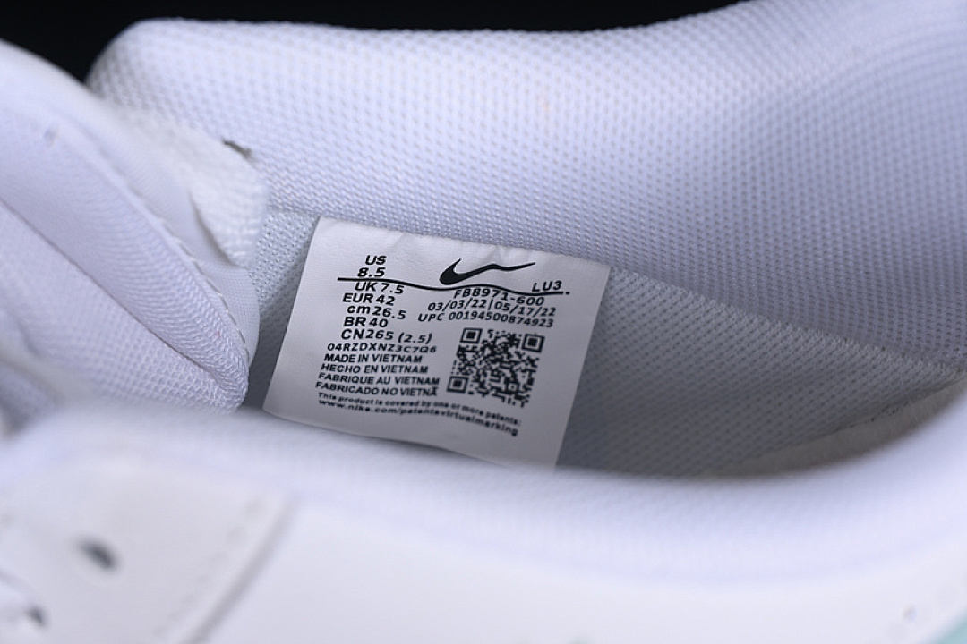 Nike [FB8971-060]-[AIR FORCE 1 07 LOW OCTOPUS BROTHER WHITE/BLUE/GREEN]-[WOMAN:36-39]-[MAN:40-45] - Image 6