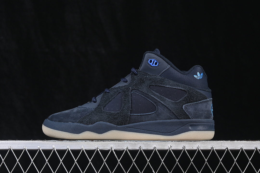 BAD BUNNY BADBO 1.0 BASKETBALL SHOES NAVY BLUE/BLUE · JS3882, photo 1