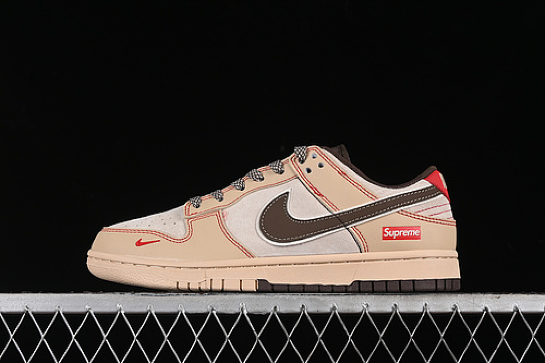 Unbranded [MM1089-021]-[SB DUNK LOW SUP BEIGE/GREY/BROWN]-[WOMAN:36-39]-[MAN:40-45], photo 1
