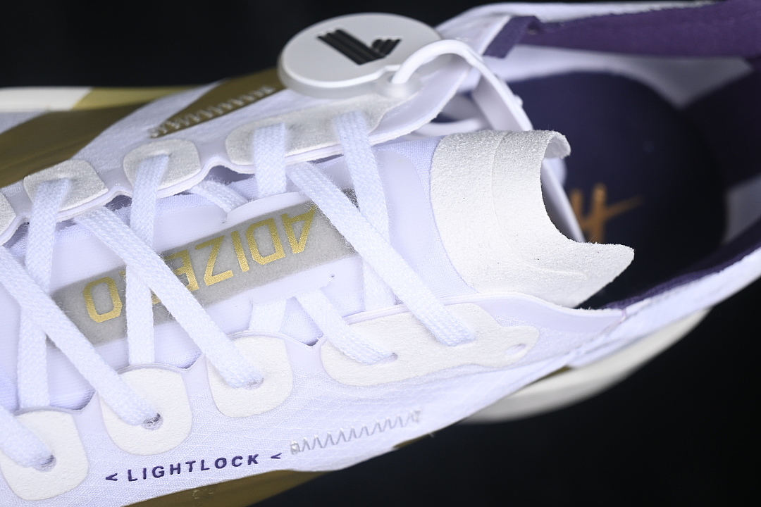 Adidas [KH6359]-[ADIZERO ADIOS PRO 4 CLOUD WHITE/GOLD METALLIC/AURORA PLUM]-[WOMAN:36-39]-[MAN:40-46] - Image 10