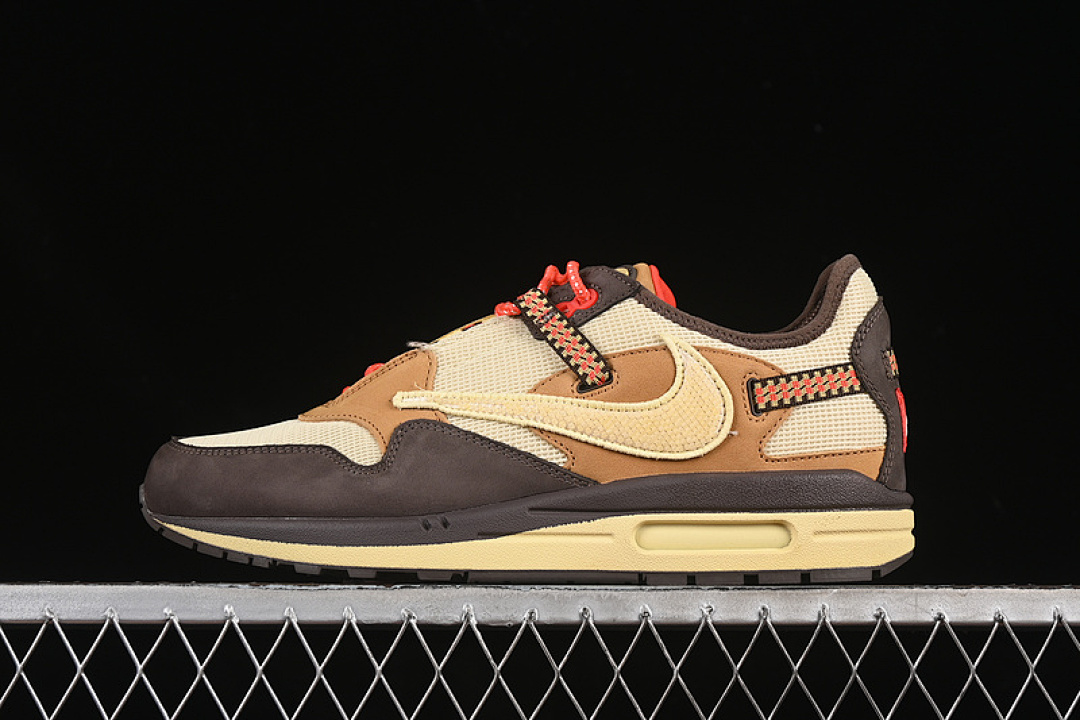 Unbranded [DO9392-200]-[TRAVIS SCOOT AIR MAX 1 GREY/BROWN]-[MAN:40-47.5], photo 1