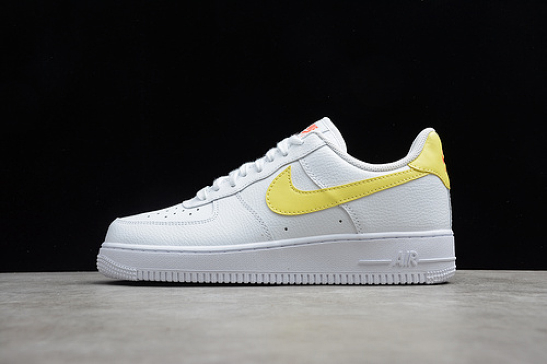 Nike [315115-160]-[AIR FORCE 1 LOW 07 WHITE/LIGHT ZITRON/BRIGHT MANGO]-[UNISEX:35.5-45], photo 1