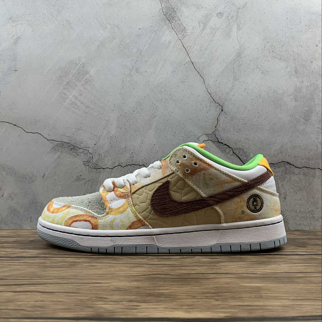 Unbranded [CV1628-800]-[JASON DENG X DUNK LOW PRO SB STREET HAWKER COPPER/LIGHT SILVER/PUEBLO (BROWN]), photo 1