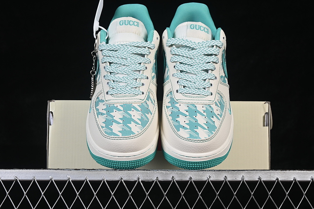 Nike [XL1979-124]-[AIR FORCE 1 07 LOW CASUAL SNEAKERS GREEN/WHITE]-[WOMAN:36-39]-[MAN:40-45] - Image 12