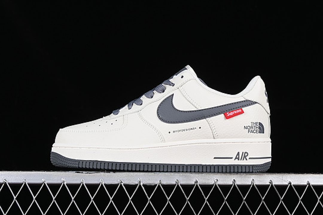 Nike [SU2305-008]-[SUPREME THE NORTH FACE AIR FORCE 1 07 LOW WHITE/GREY]-[WOMAN:36-39]-[MAN:40-45], photo 1