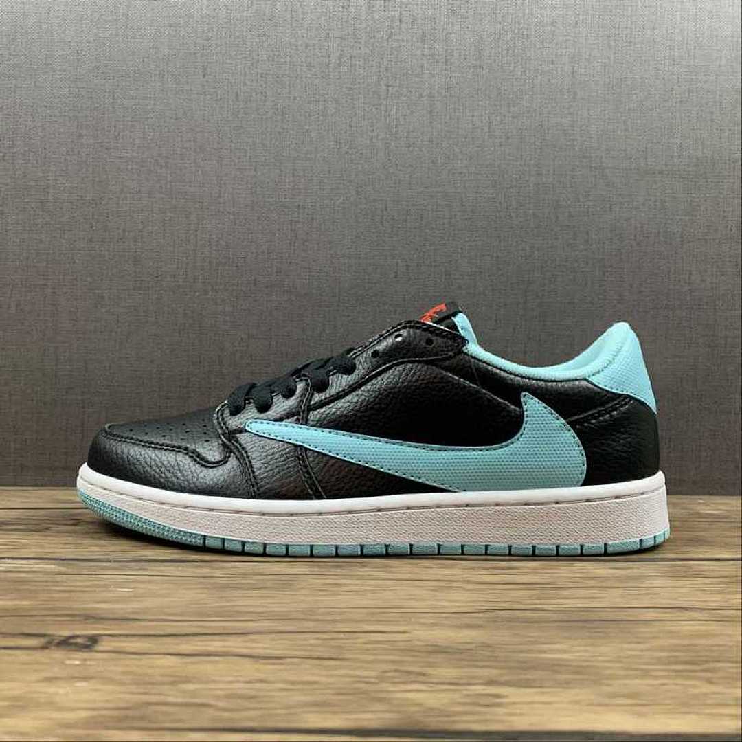 Jordan [DH7614-001]-[TRAVIS SCOTT X FRAGMENT AIR JORDAN 1 LOW BLACK/COPA/WHITE/CHILE (RED]), photo 1