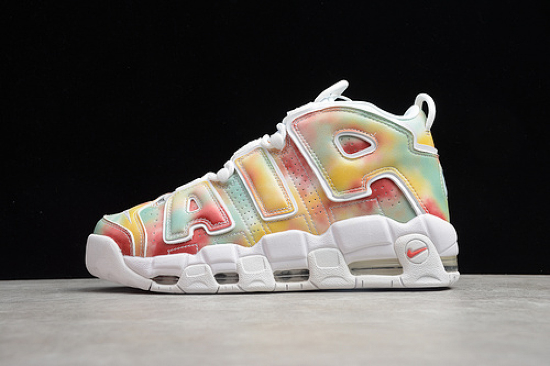 Nike [AV3809-700]-[AIR MORE UPTEMPO UK AMARILLO/SPEED RED-NEPTUNE GREEN-WHITE]-[UNISEX:36-45], photo 1