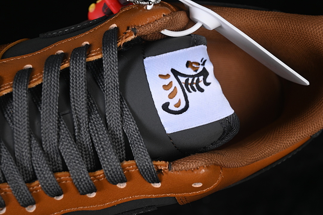 Nike [XY9025-009]-[AIR FORCE 1 07 LOW LOW-TOP CASUAL SNEAKERS BLACK/BROWN]-[WOMAN:36-39]-[MAN:40-45] - Image 9