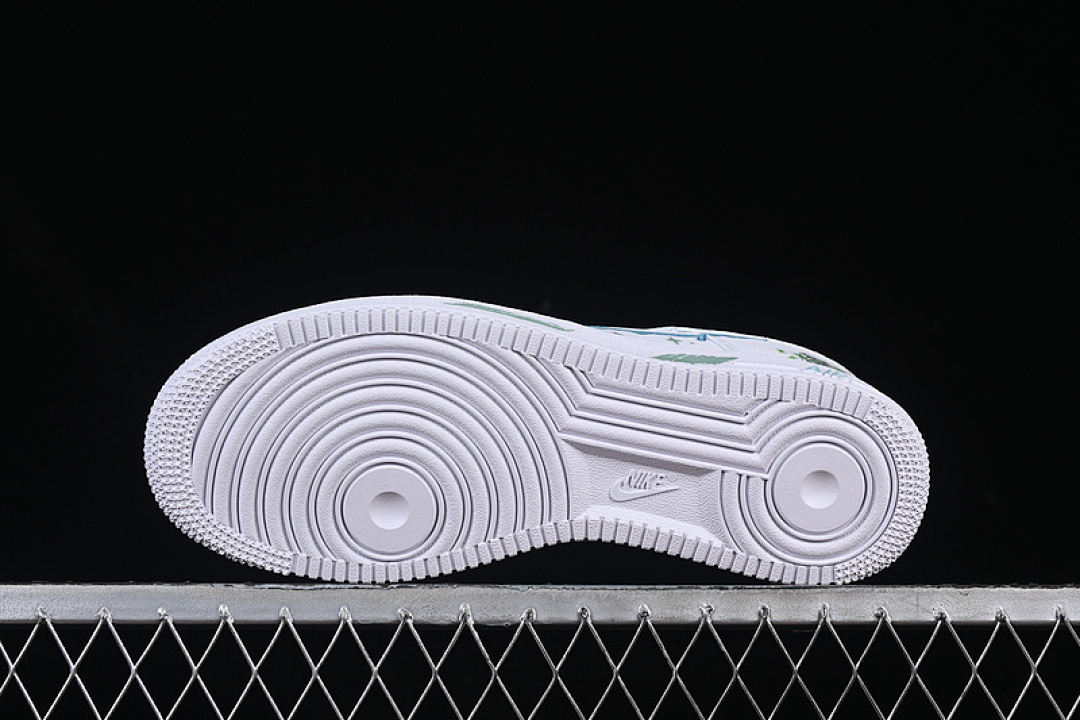 Nike [FB8971-060]-[AIR FORCE 1 07 LOW OCTOPUS BROTHER WHITE/BLUE/GREEN]-[WOMAN:36-39]-[MAN:40-45] - Image 15