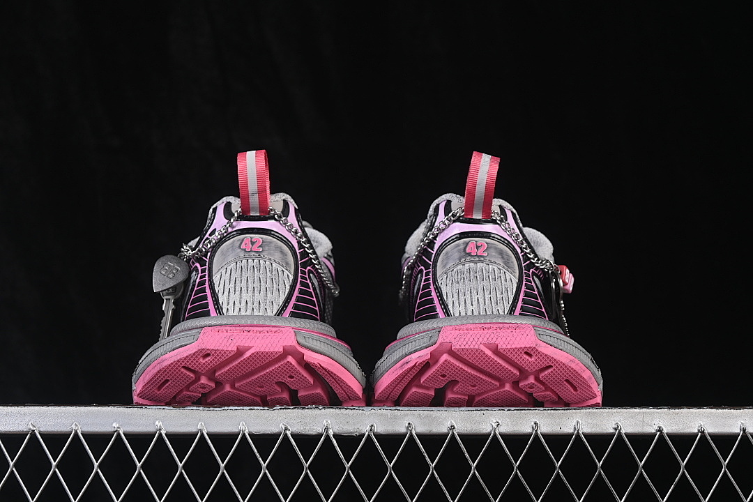Balenciaga [W3XCS1550]-[FASHIONABLE RUNNING SHOES GREY/PURPLE/PINK]-[WOMAN:35-39]-[MAN:40-46] - Image 15