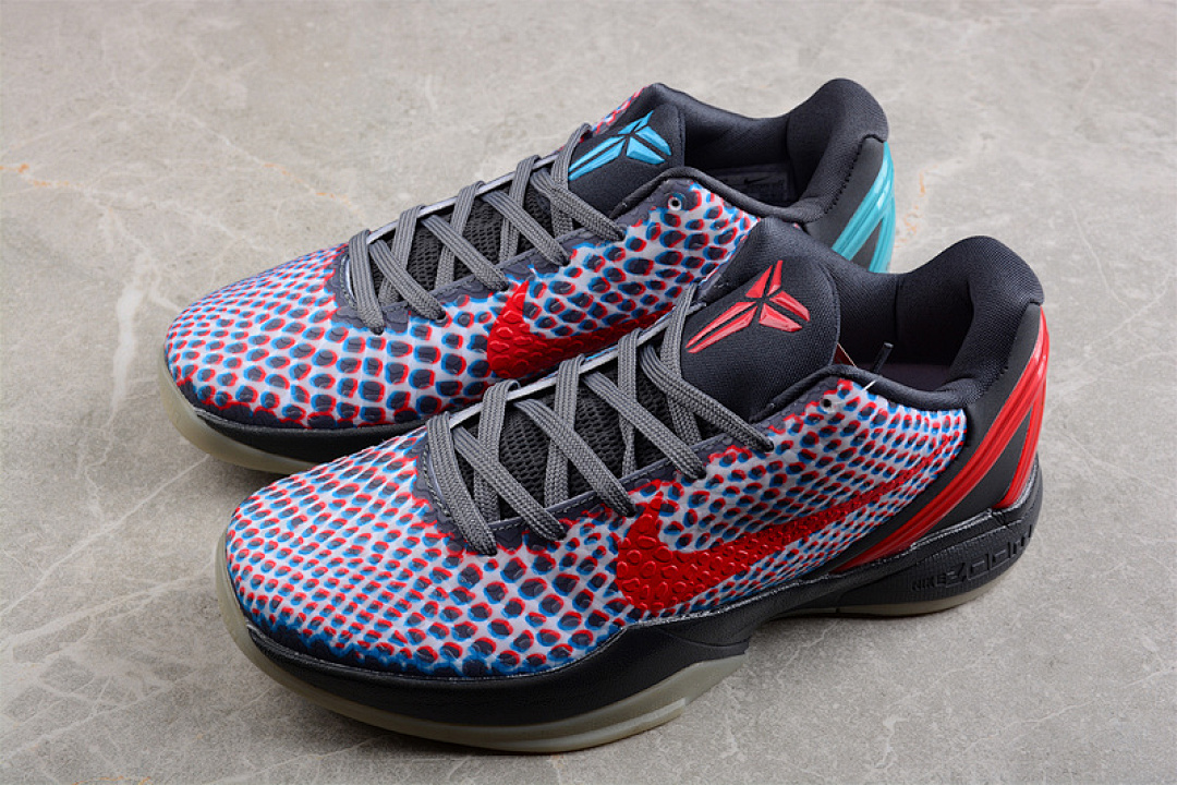 Nike [DD2305-003]-[ZOOM KOBE 6 PROTRO 3D HOLLYWOOD DARK GREY/DARING RED/CHLORINE BLUE]-[MAN:40-46] - Image 10