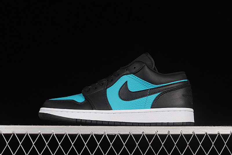 Jordan AIR Jordan 1 LOW BLACK/BLACK/BLUE · 553558-026, photo 1