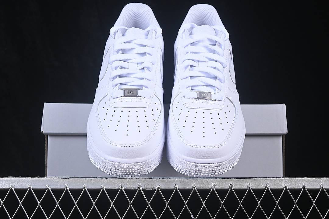 Nike [CW2288-111]-[AIR FORCE 1 07 LOW CASUAL SNEAKERS WHITE/PURE WHITE]-[WOMAN:36-39]-[MAN:40-46] - Image 12