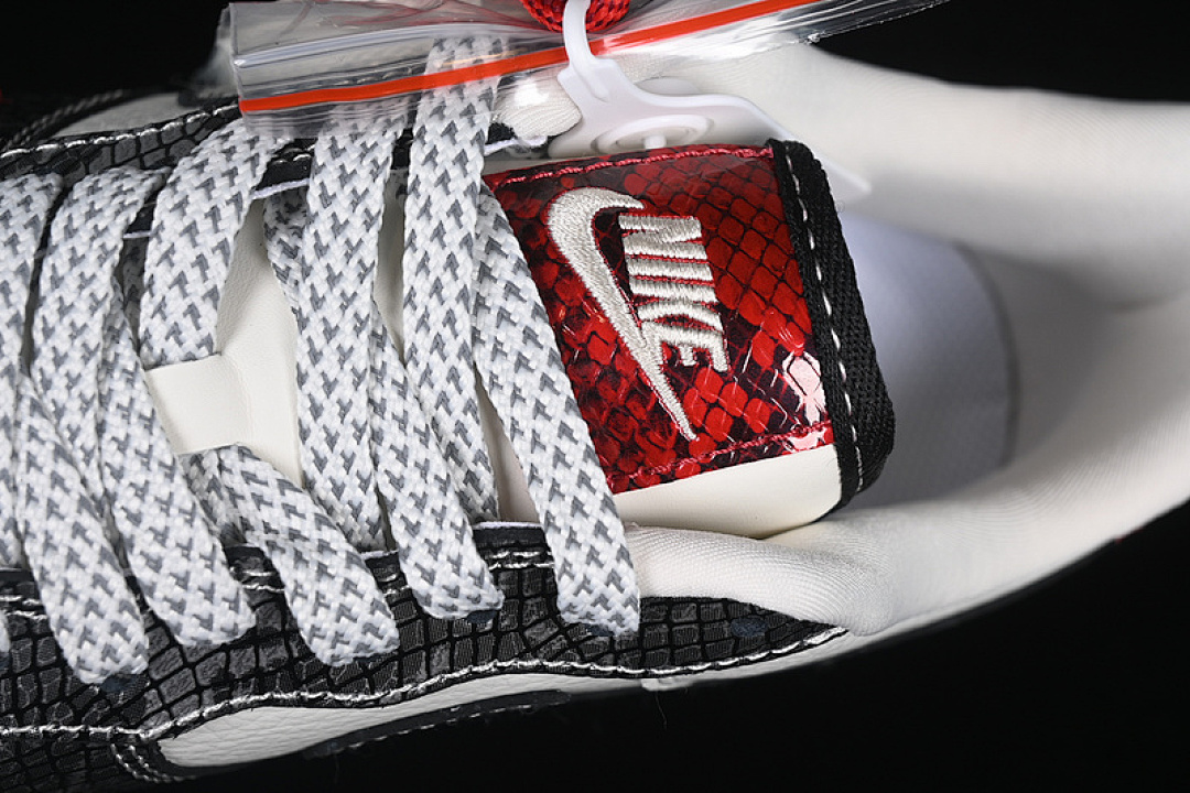 Nike [CH6336-521]-[AIR FORCE 1 07 LOW WHITE/GREY/RED/BLACK]-[WOMAN:36-39]-[MAN:40-45] - Image 8