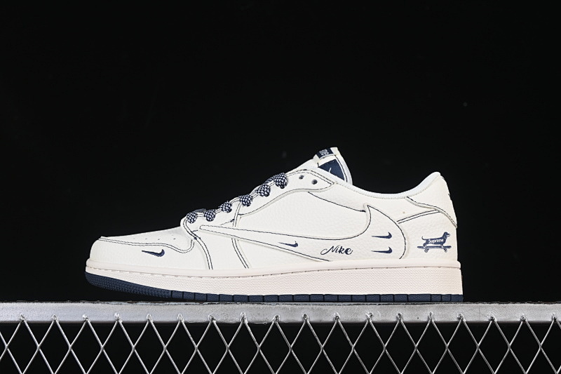 Jordan TRAVIS SCOTT X AIR Jordan 1 LOW AJ1 WHITE/BROWN · XD0798-308, photo 1