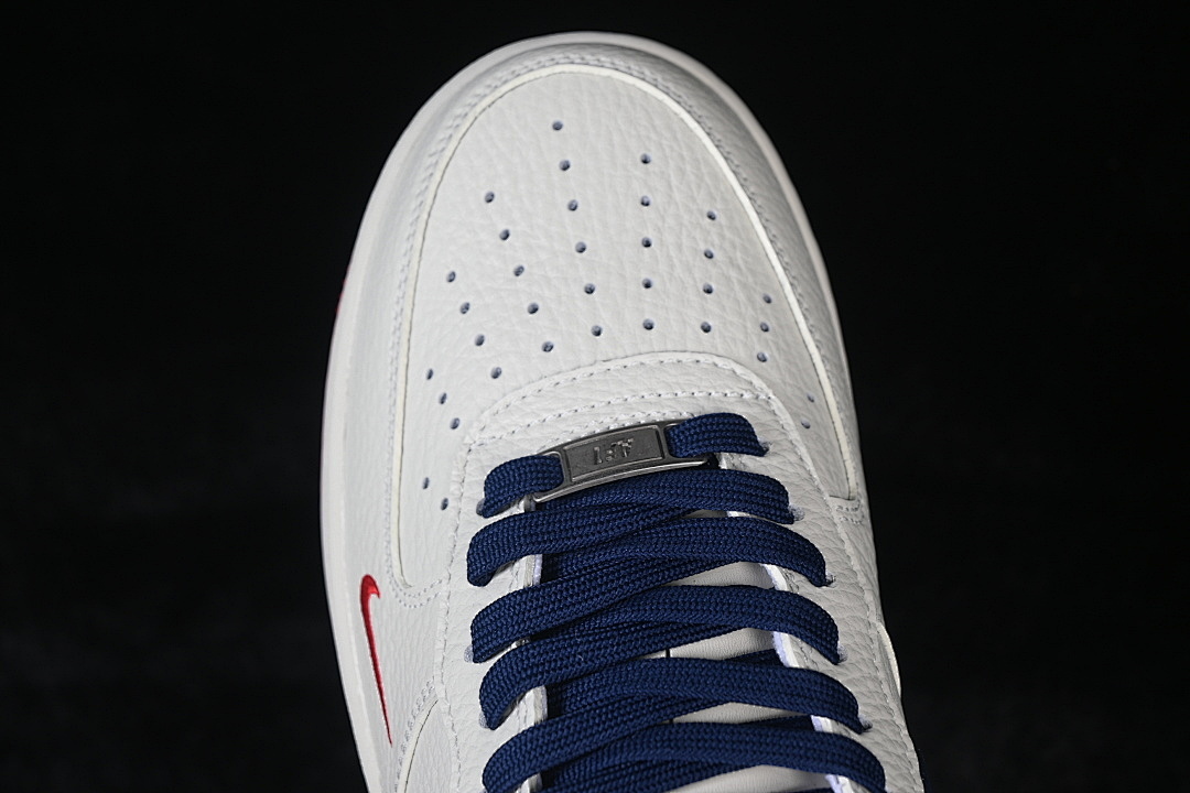 Nike [NH0601-544]-[AIR FORCE 1 07 LOW WHITE/NAVY BLUE/RED]-[WOMAN:36-39]-[MAN:40-45] - Image 10