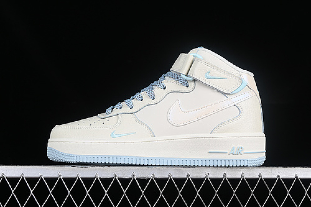 Nike Nike AIR FORCE 1 07 MID WHITE/BLUE · SG2356-802, photo 1