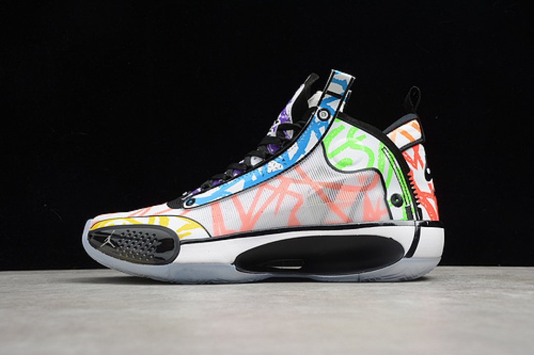 Jordan [DA1897-100]-[ZION WILLIAMSON X AIR JORDAN 34 NOAH BLACK/MULTI-COLOR]-[MAN:40-46], photo 1