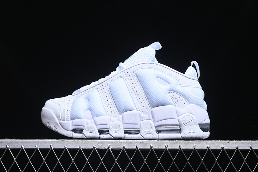 Nike [FZ3055-100]-[AIR MORE UPTEMPO LOW WHITE/WHITE]-[WOMAN:36-39]-[MAN:40-45], photo 1