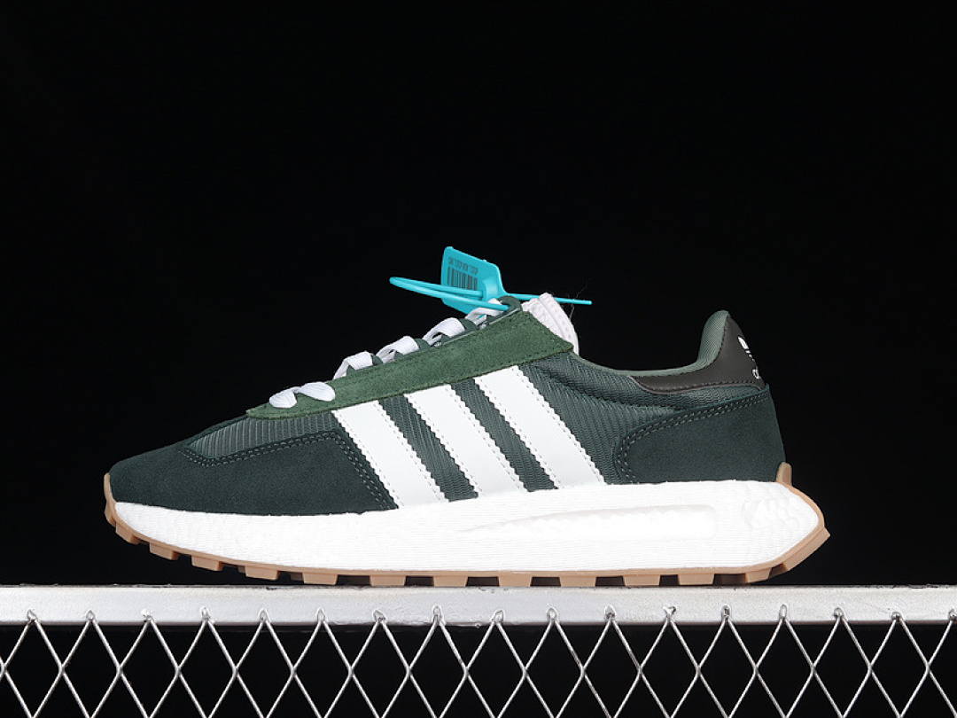 RETROPY E5 SHOES GREEN OXIDE/CLOUD WHITE/SHADOW OLIVE · GW6572, photo 1