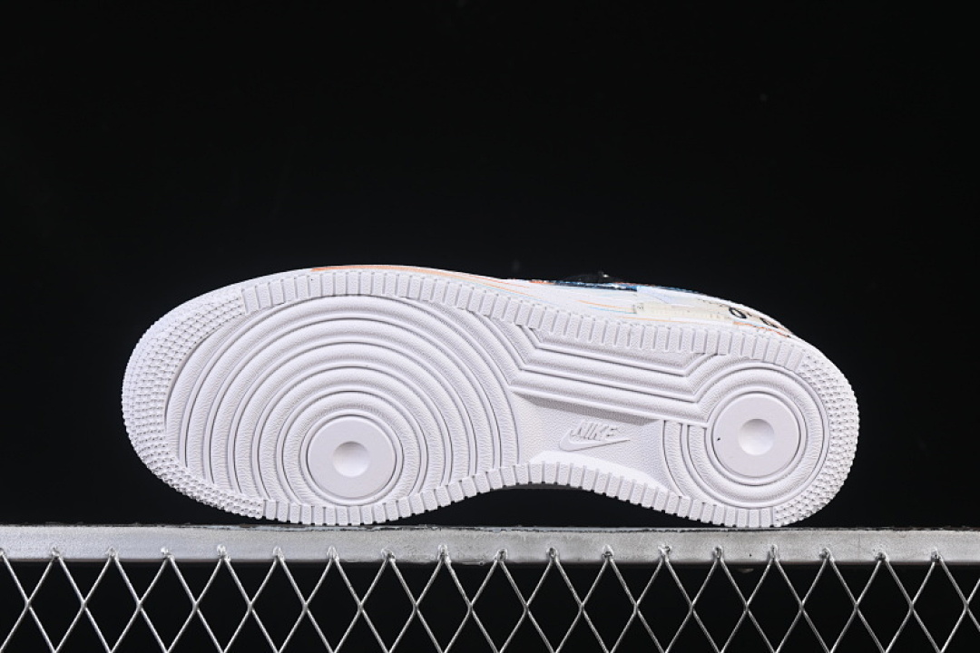 Nike [10241122]-[AIR FORCE 1 07 LOW SCORPIO CASUAL SNEAKERS ORANGE/WHITE]-[WOMAN:36-39]-[MAN:40-45] - Image 14